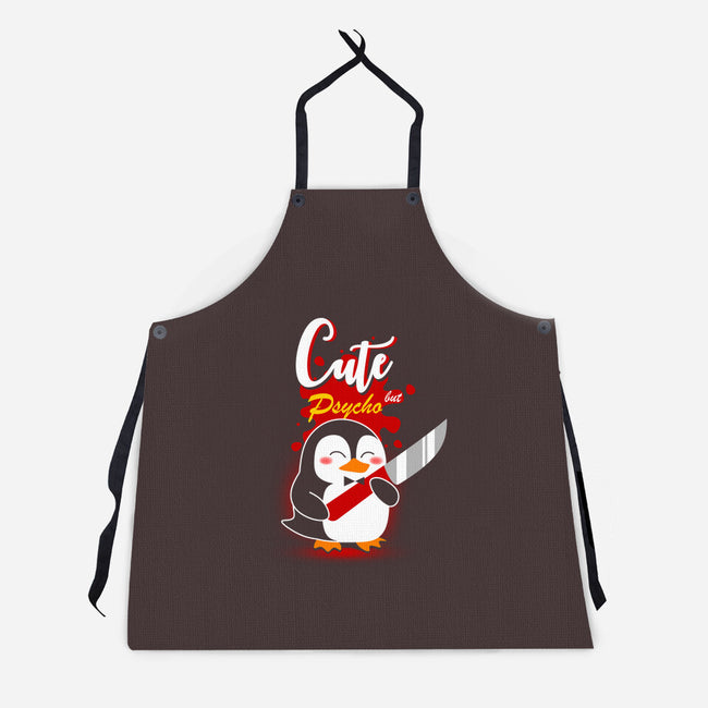 Cute And Psycho-unisex kitchen apron-erion_designs