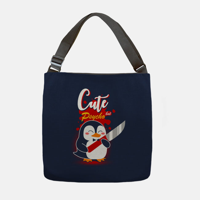 Cute And Psycho-none adjustable tote bag-erion_designs