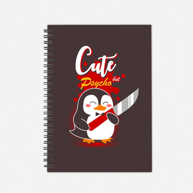 Cute And Psycho-none dot grid notebook-erion_designs