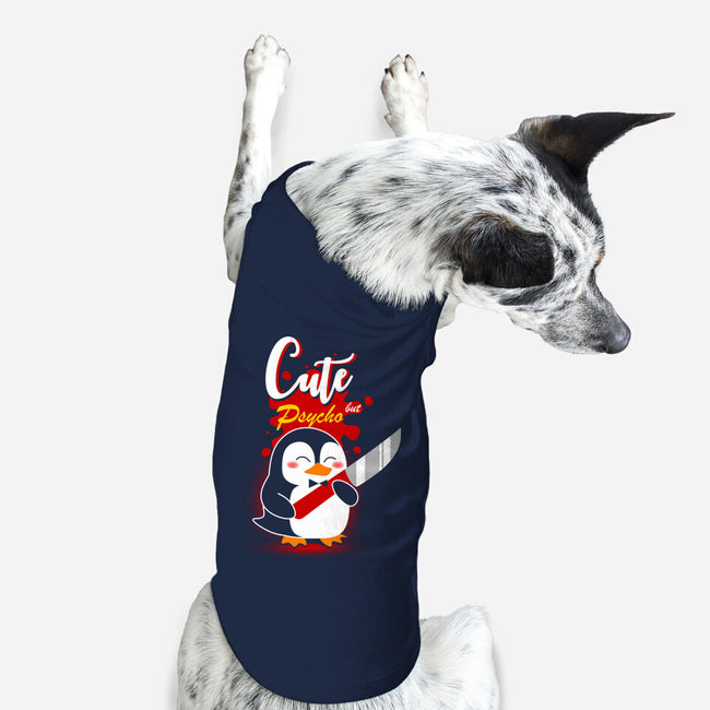 Cute And Psycho-dog basic pet tank-erion_designs
