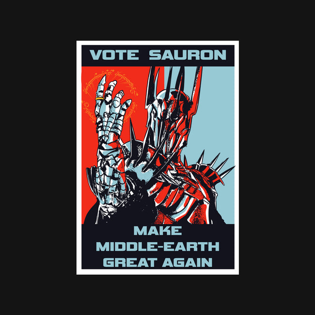 Vote Sauron-womens v-neck tee-fanfabio