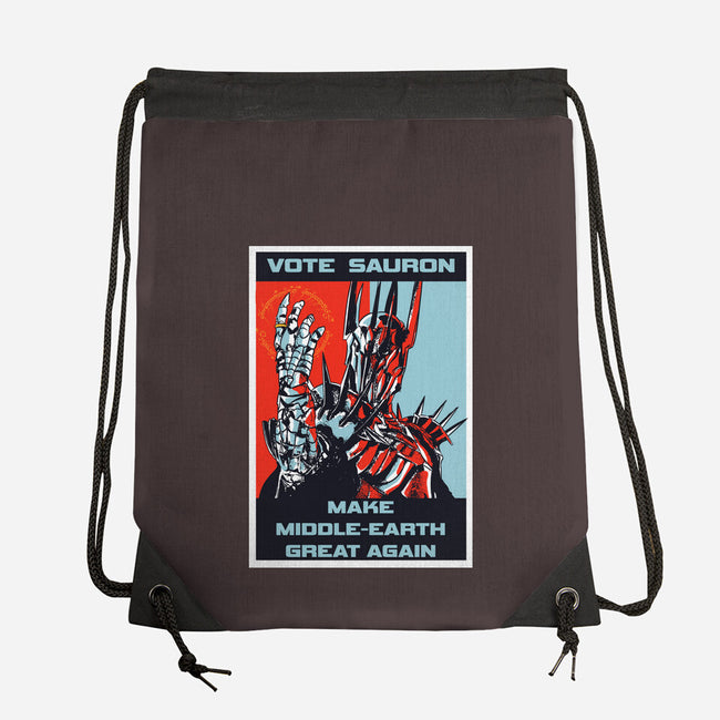 Vote Sauron-none drawstring bag-fanfabio