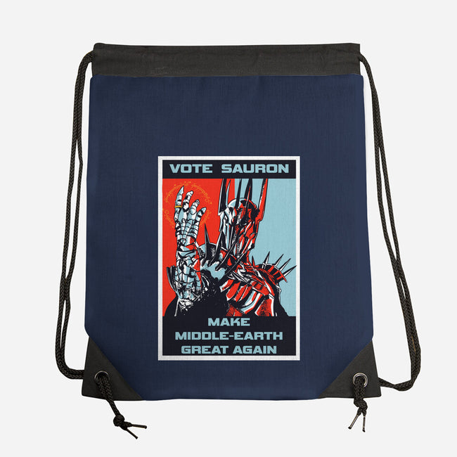 Vote Sauron-none drawstring bag-fanfabio