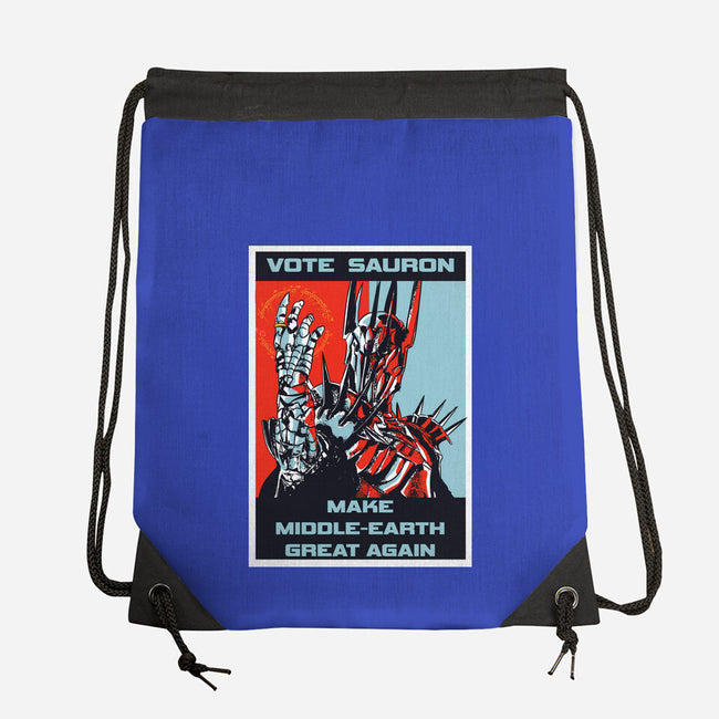 Vote Sauron-none drawstring bag-fanfabio