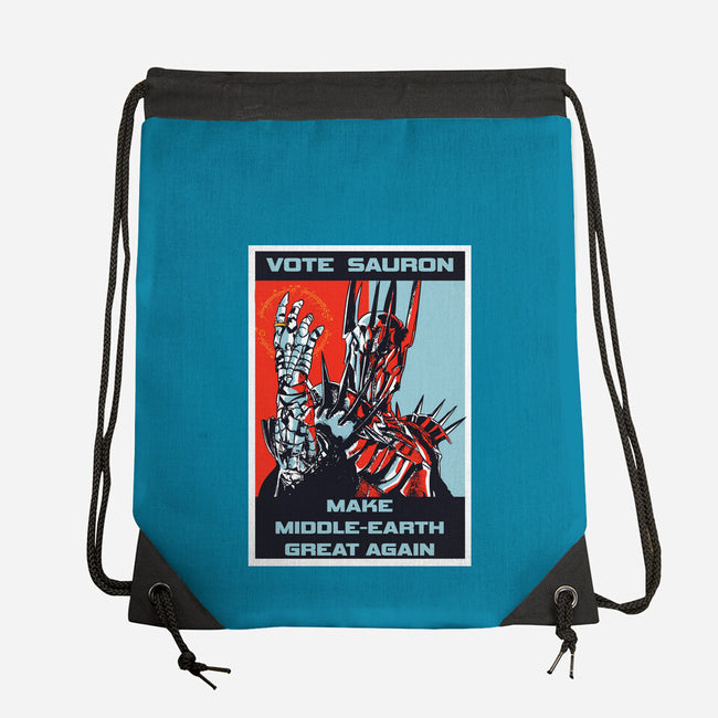 Vote Sauron-none drawstring bag-fanfabio
