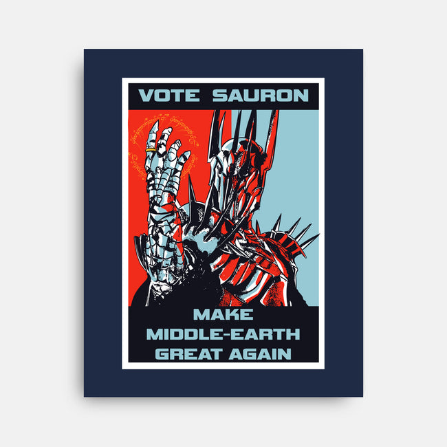 Vote Sauron-none stretched canvas-fanfabio