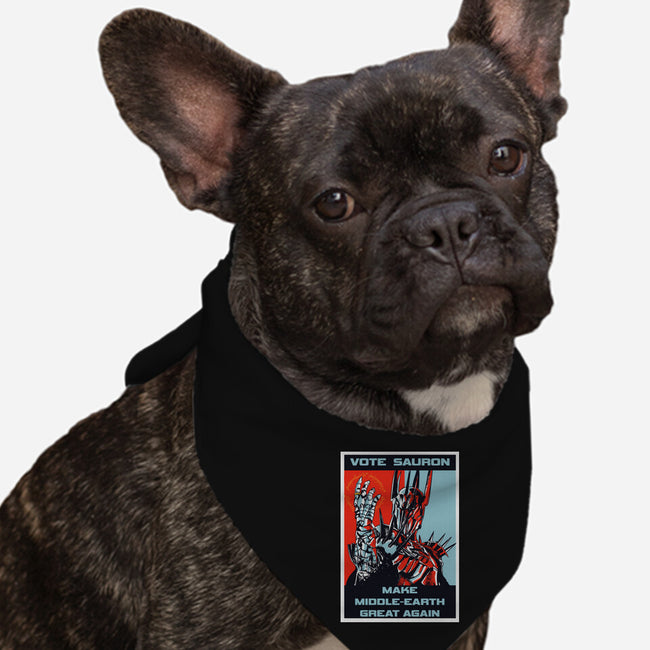Vote Sauron-dog bandana pet collar-fanfabio
