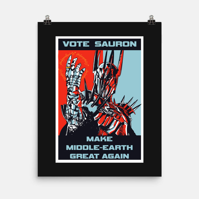 Vote Sauron-none matte poster-fanfabio