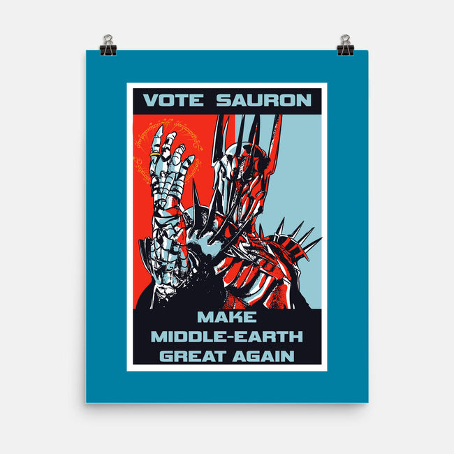 Vote Sauron-none matte poster-fanfabio