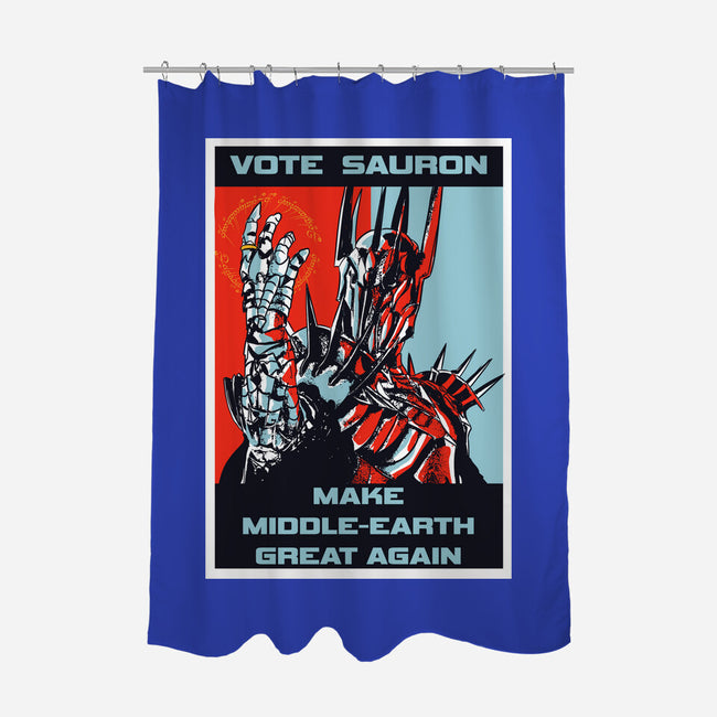 Vote Sauron-none polyester shower curtain-fanfabio