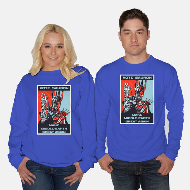 Vote Sauron-unisex crew neck sweatshirt-fanfabio