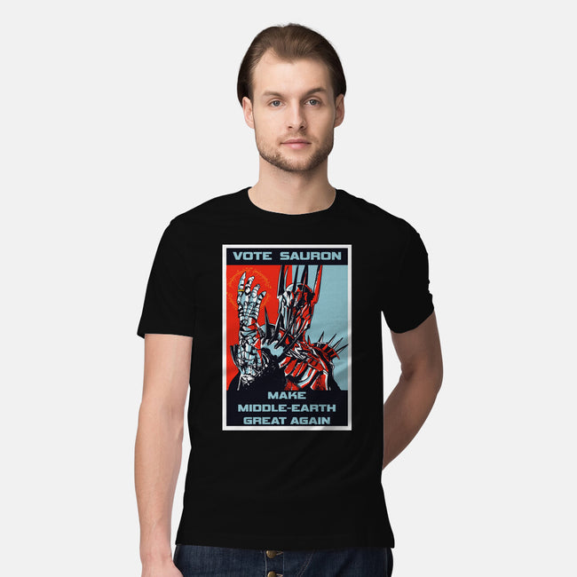 Vote Sauron-mens premium tee-fanfabio