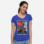 Vote Sauron-womens v-neck tee-fanfabio