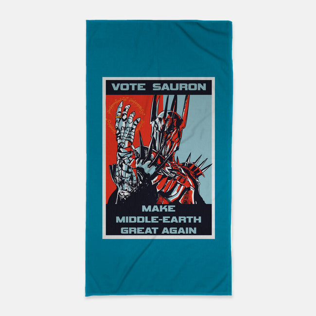 Vote Sauron-none beach towel-fanfabio