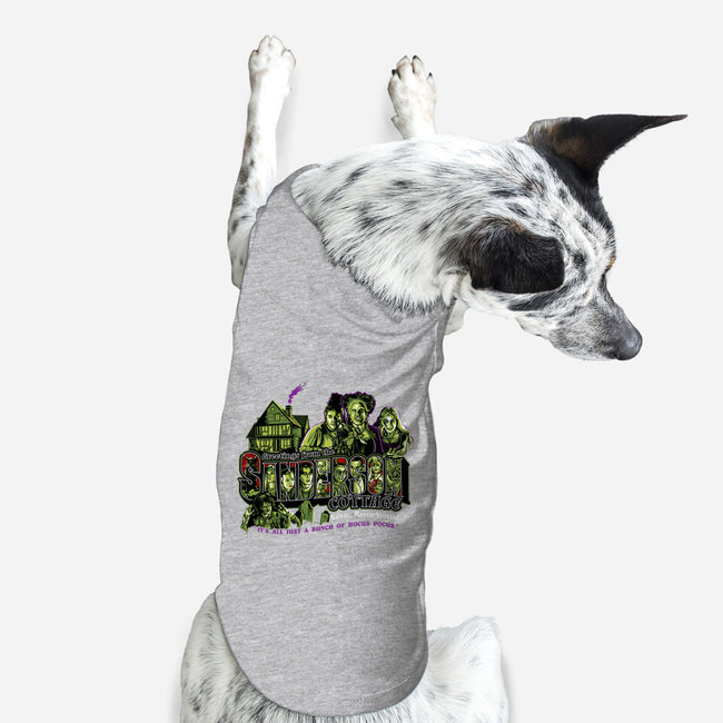 Greetings From The Sandersons-dog basic pet tank-goodidearyan
