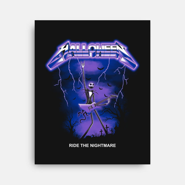 Ride The Nightmare-none stretched canvas-retrodivision