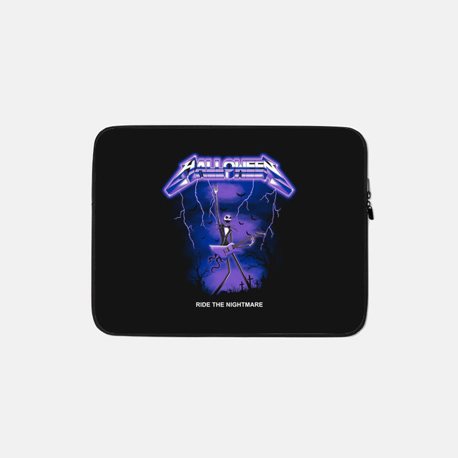 Ride The Nightmare-none zippered laptop sleeve-retrodivision