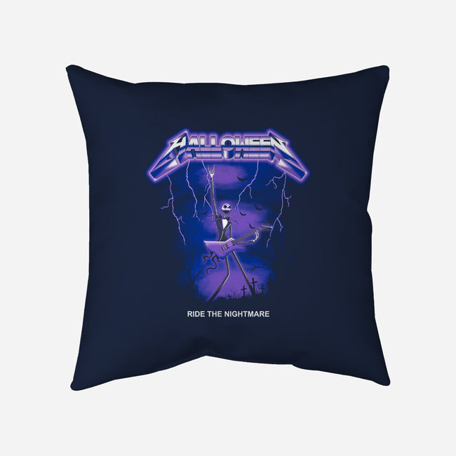 Ride The Nightmare-none removable cover w insert throw pillow-retrodivision