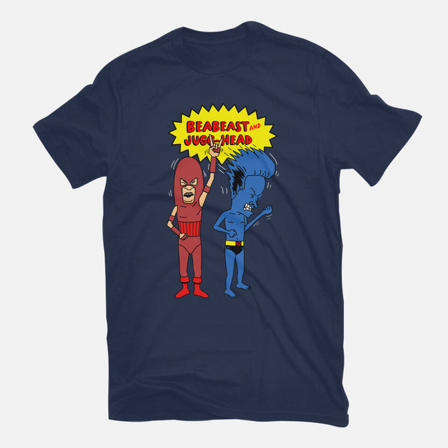 Beabeast And Jugg-head-womens fitted tee-Boggs Nicolas