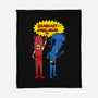 Beabeast And Jugg-head-none fleece blanket-Boggs Nicolas