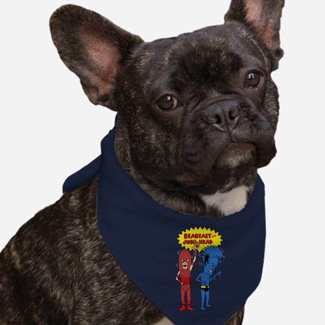Beabeast And Jugg-head-dog bandana pet collar-Boggs Nicolas