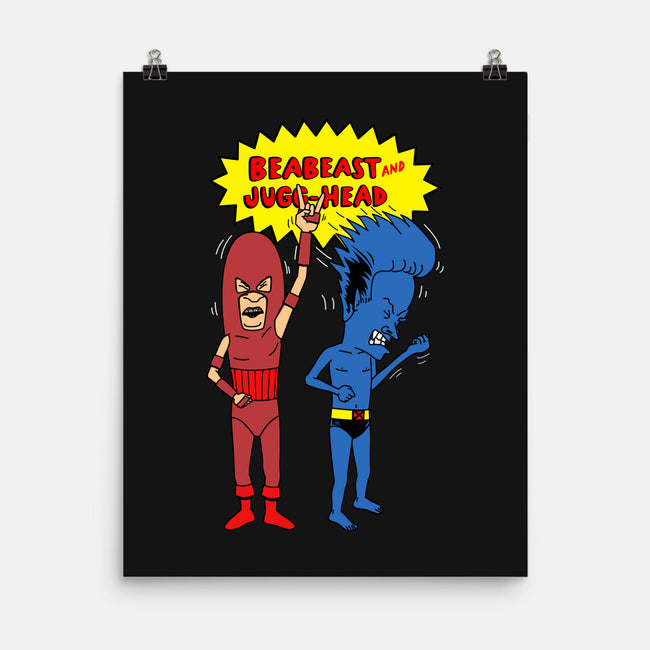 Beabeast And Jugg-head-none matte poster-Boggs Nicolas