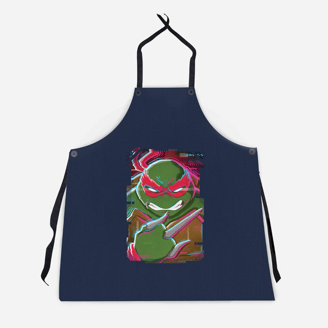 Raphael Glitch-unisex kitchen apron-danielmorris1993