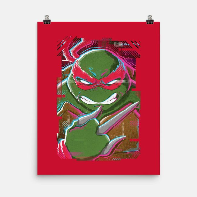 Raphael Glitch-none matte poster-danielmorris1993