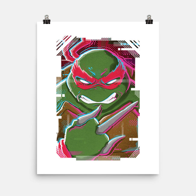 Raphael Glitch-none matte poster-danielmorris1993
