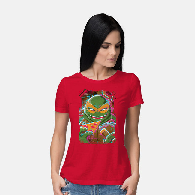 Mike Glitch-womens basic tee-danielmorris1993