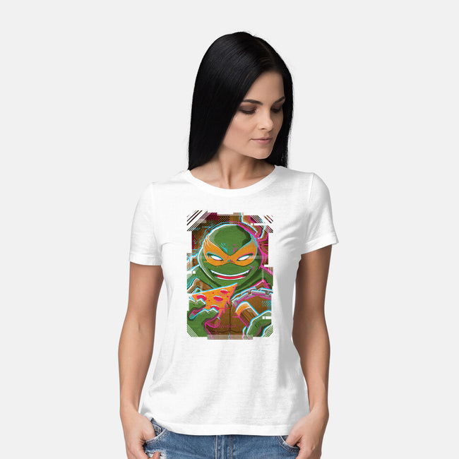 Mike Glitch-womens basic tee-danielmorris1993