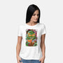 Mike Glitch-womens basic tee-danielmorris1993