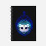 Floral Cat-none dot grid notebook-erion_designs