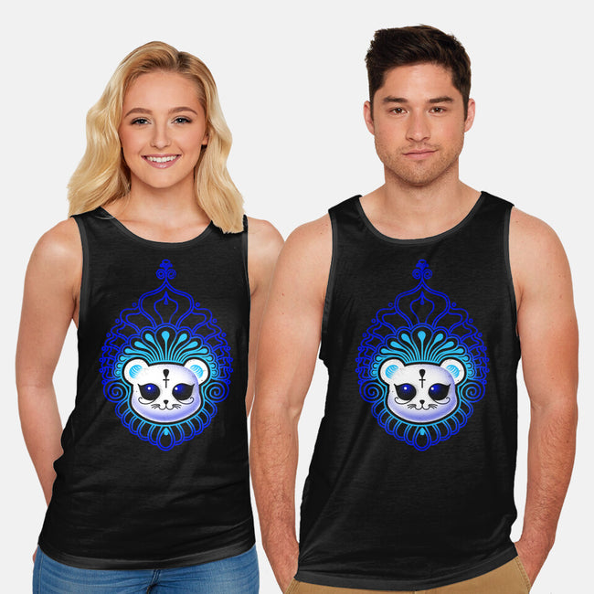 Floral Cat-unisex basic tank-erion_designs