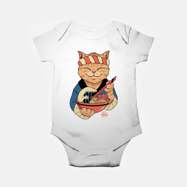 Ramen Meowster-baby basic onesie-vp021