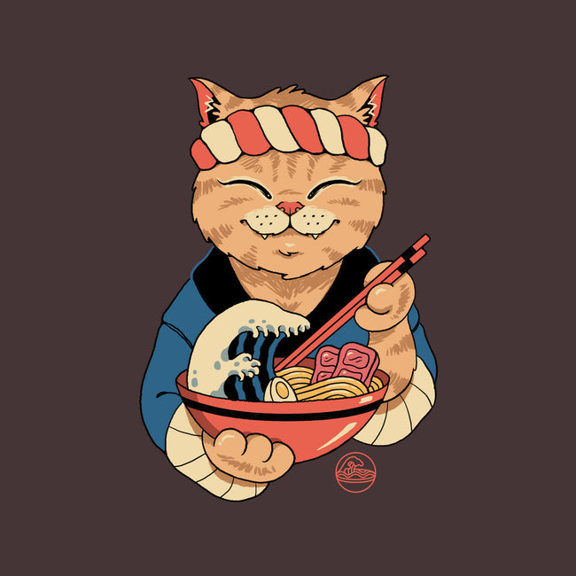 Ramen Meowster-none removable cover w insert throw pillow-vp021