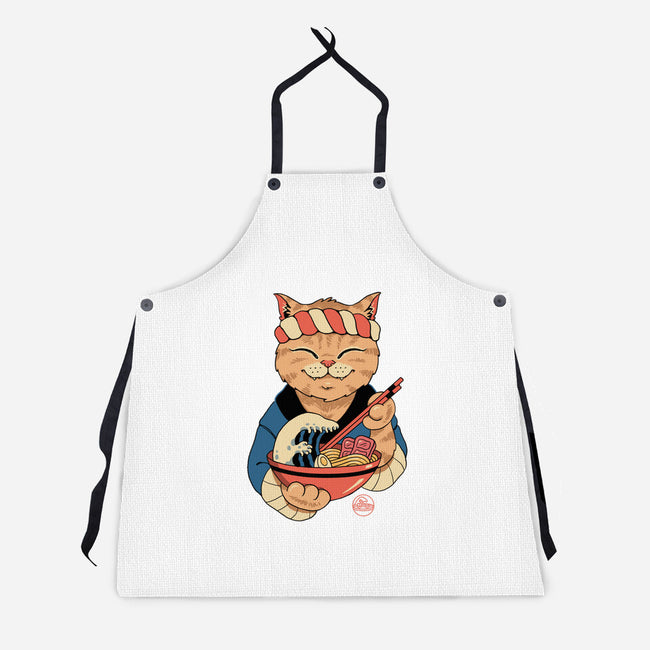 Ramen Meowster-unisex kitchen apron-vp021