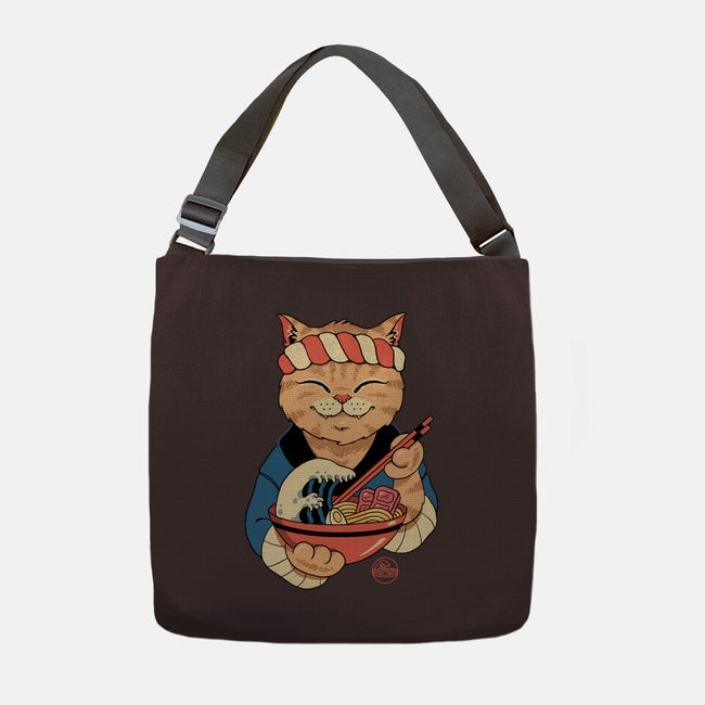 Ramen Meowster-none adjustable tote bag-vp021