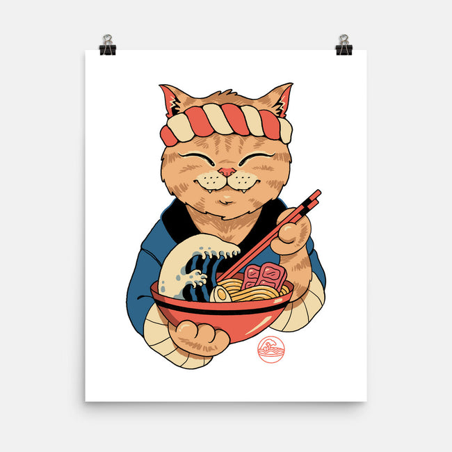 Ramen Meowster-none matte poster-vp021