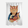 Ramen Meowster-none polyester shower curtain-vp021