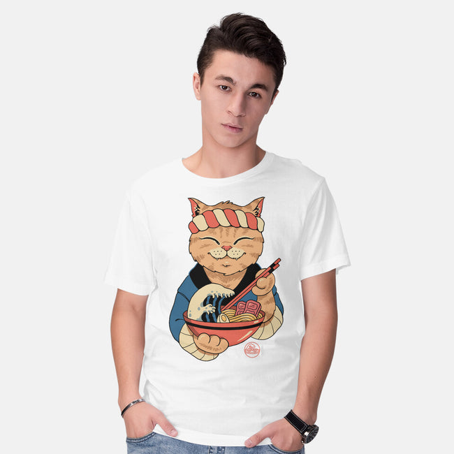 Ramen Meowster-mens basic tee-vp021