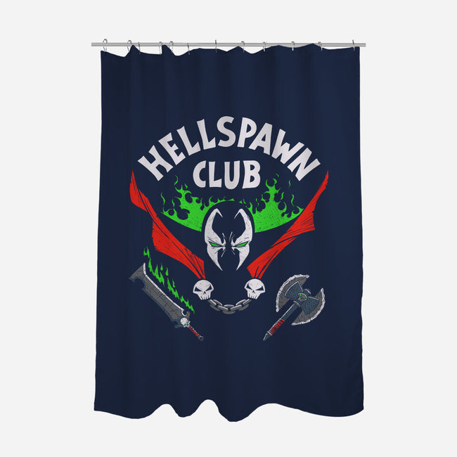 Hellspawn Club-none polyester shower curtain-Getsousa!