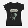 My Name Is Not Frankenstein-womens v-neck tee-kg07