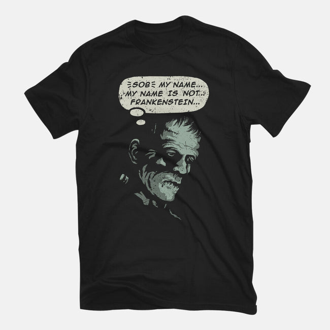 My Name Is Not Frankenstein-womens fitted tee-kg07