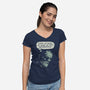 My Name Is Not Frankenstein-womens v-neck tee-kg07