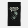 My Name Is Not Frankenstein-none beach towel-kg07