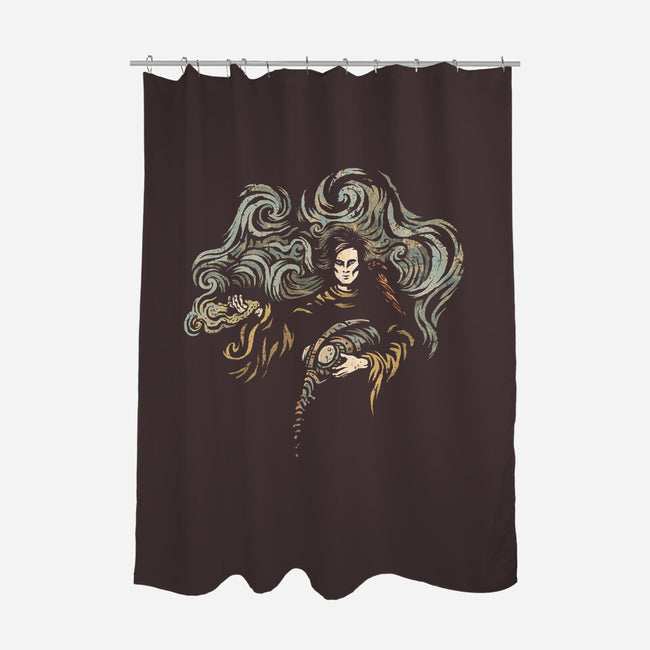 Dreaming-none polyester shower curtain-kg07