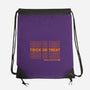 Trick Or Treat Happy Halloween-none drawstring bag-goodidearyan