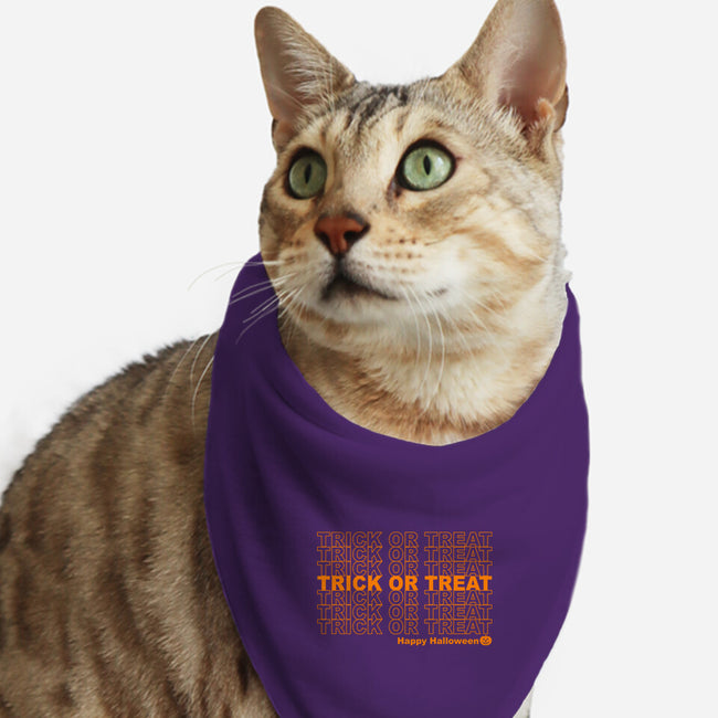 Trick Or Treat Happy Halloween-cat bandana pet collar-goodidearyan