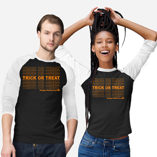Trick Or Treat Happy Halloween-unisex baseball tee-goodidearyan